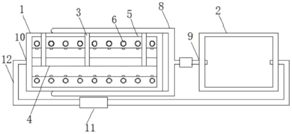 Application of ferric iron copper dissolving technology to vertical consecutive plating line and device of ferric iron copper dissolving technology