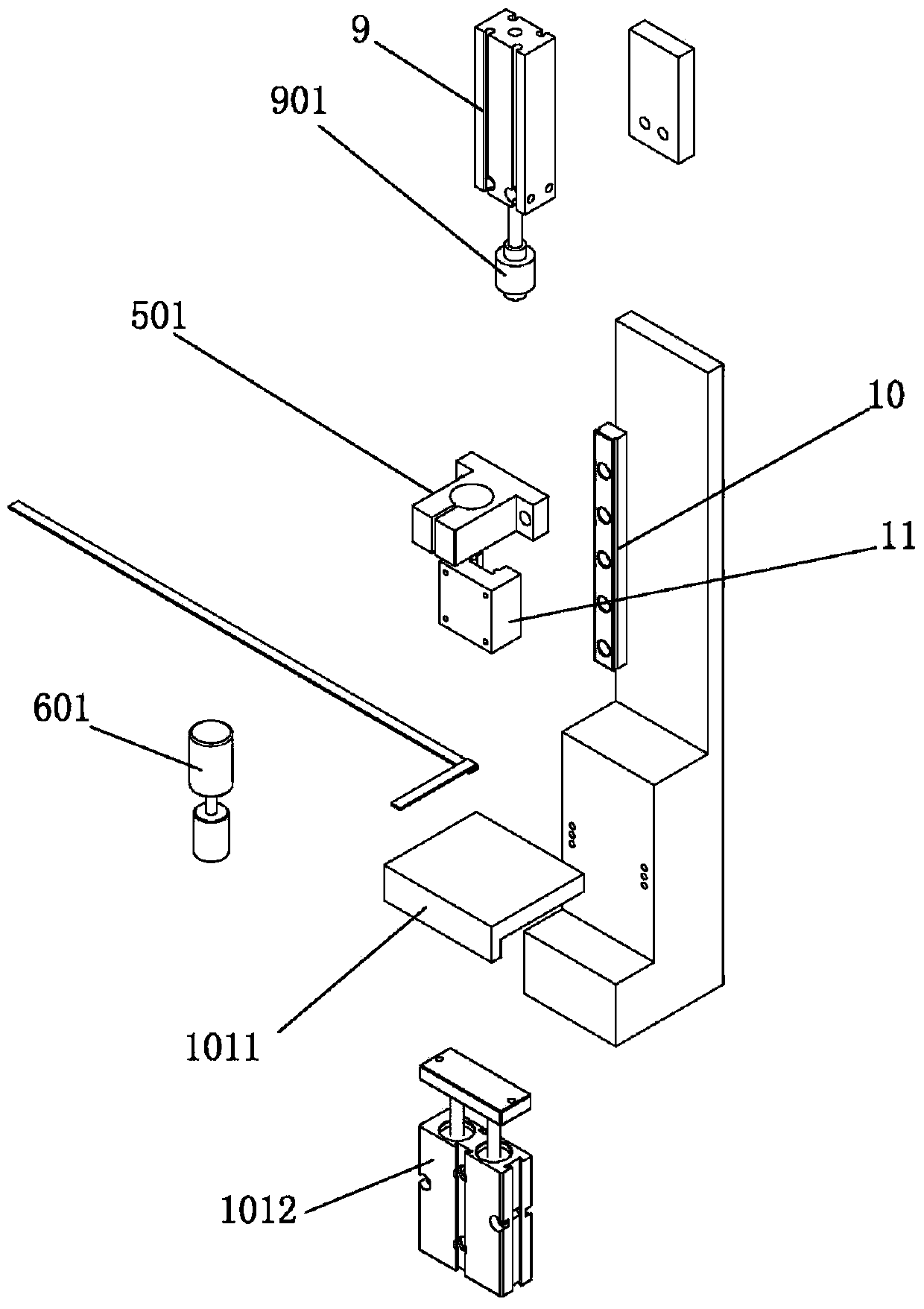 Confluence belt lap welding machine