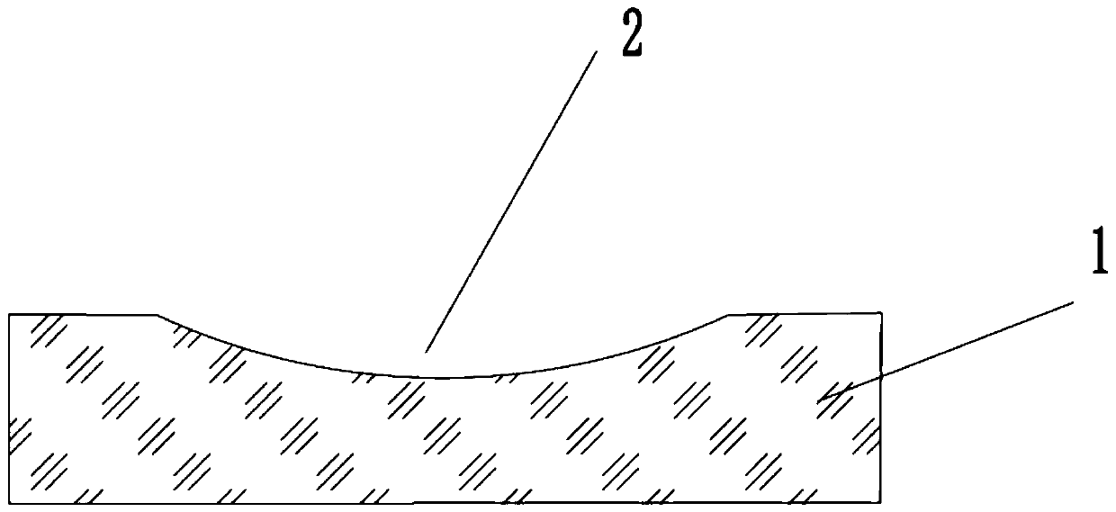 Flat piezoelectric layer structure of bulk acoustic wave resonator and manufacturing process