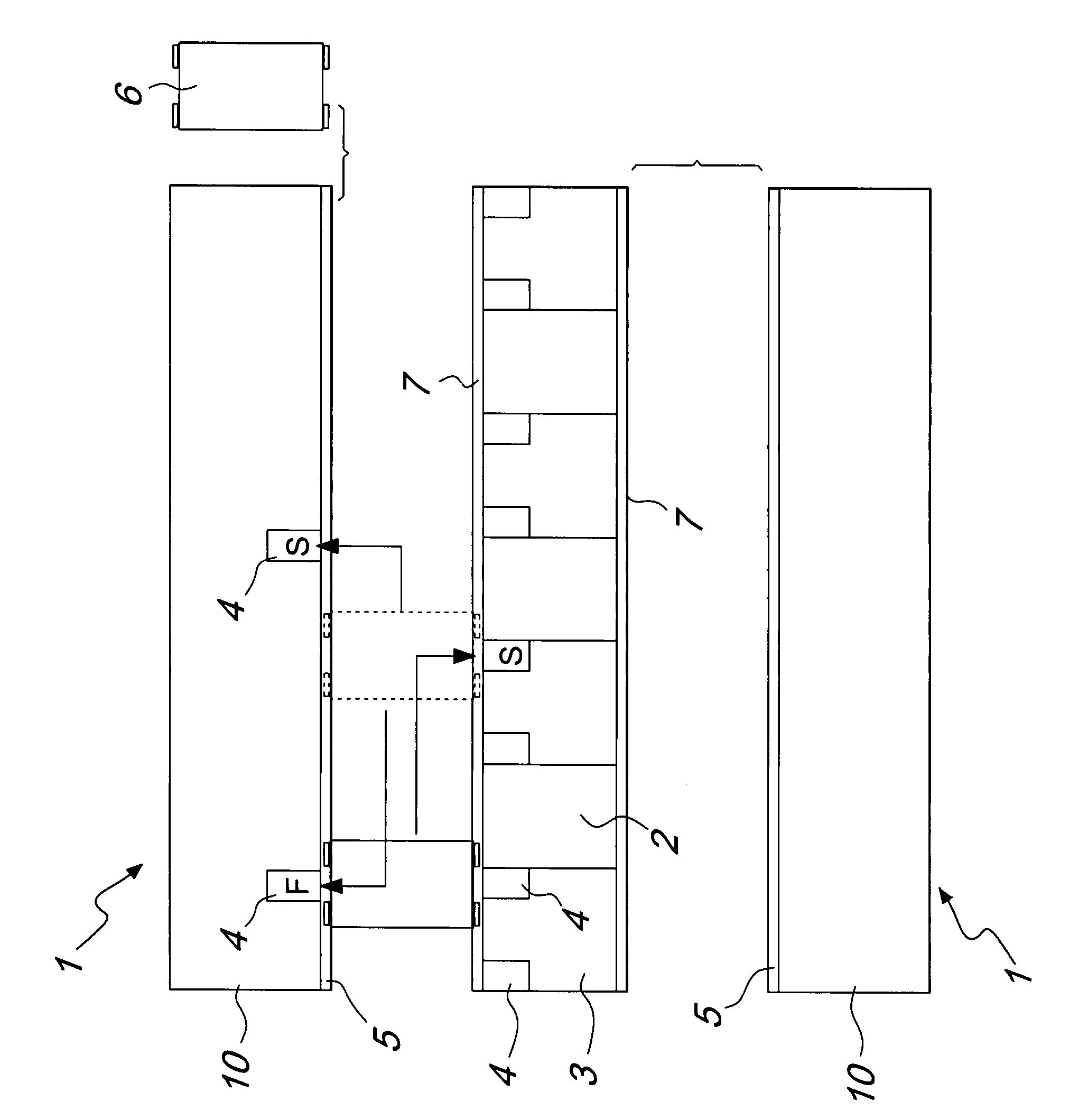 Magazine for printing and converting heads, particularly for printing machines