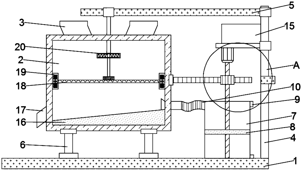 Agricultural seed sieving and drying treatment equipment