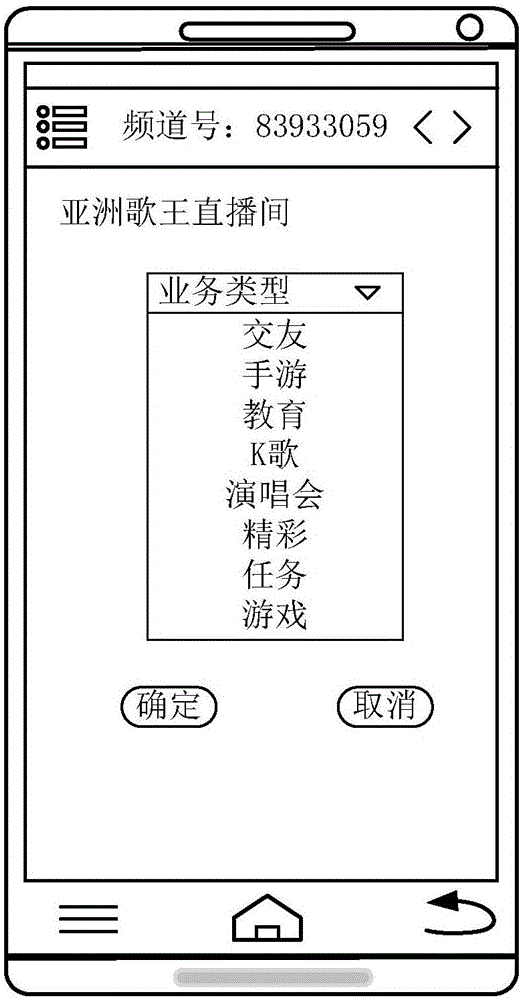 Method, device and system for setting live broadcast template and video mode