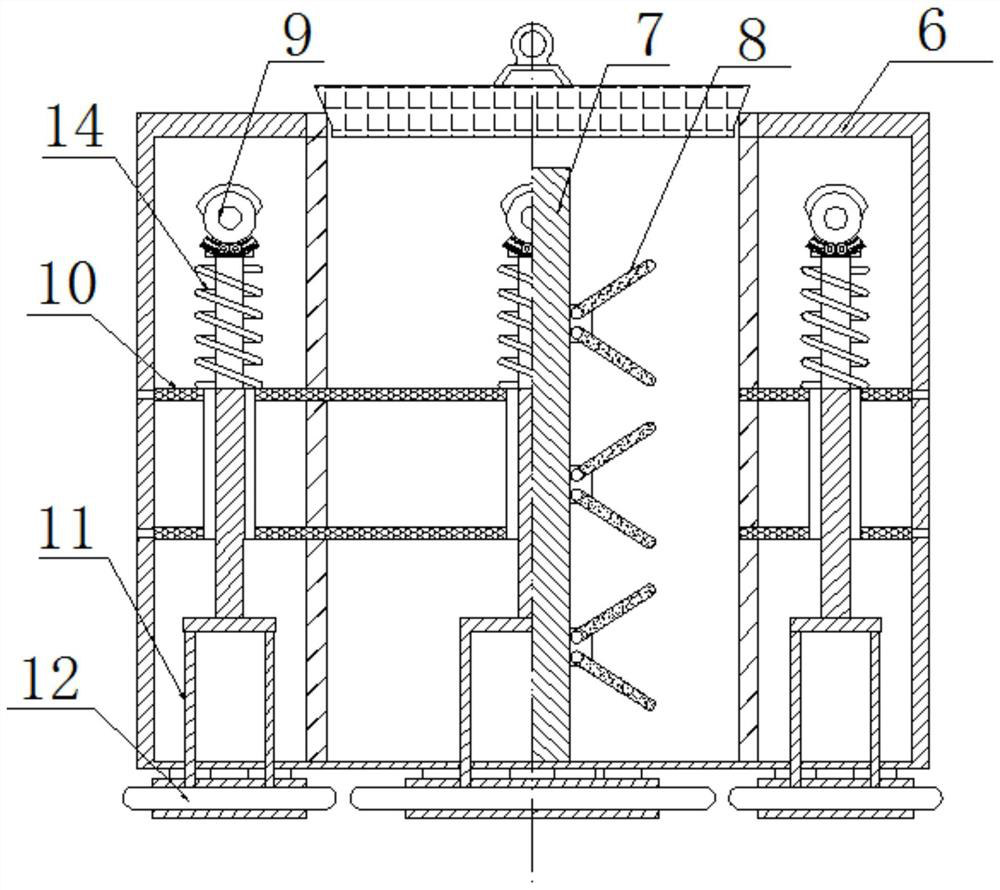 Quantitative feedstuff feeding device for aquiculture