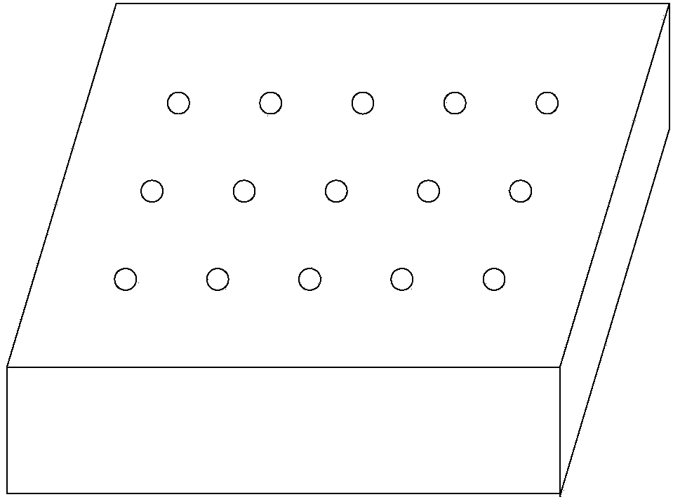 Water storage type recycled industrial waste residue plaza brick and preparation method thereof