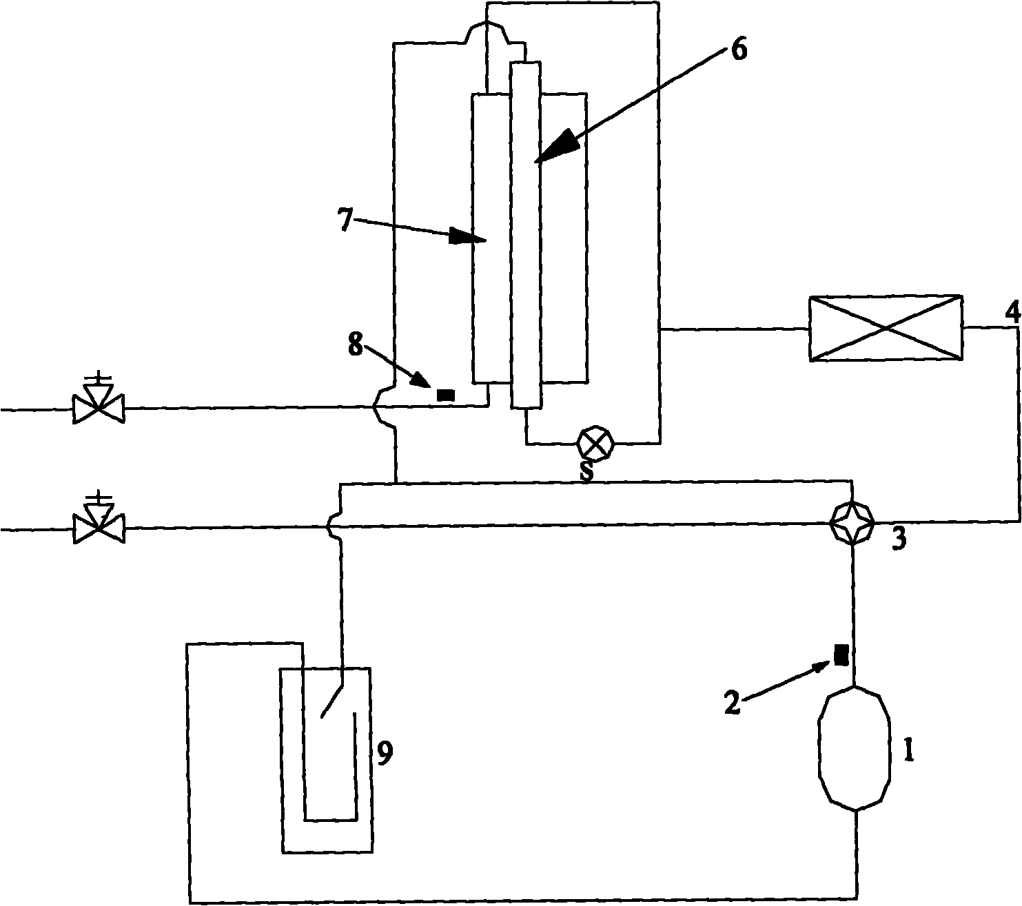 Air-conditioning system and method for judging whether refrigerant perfused amount is proper