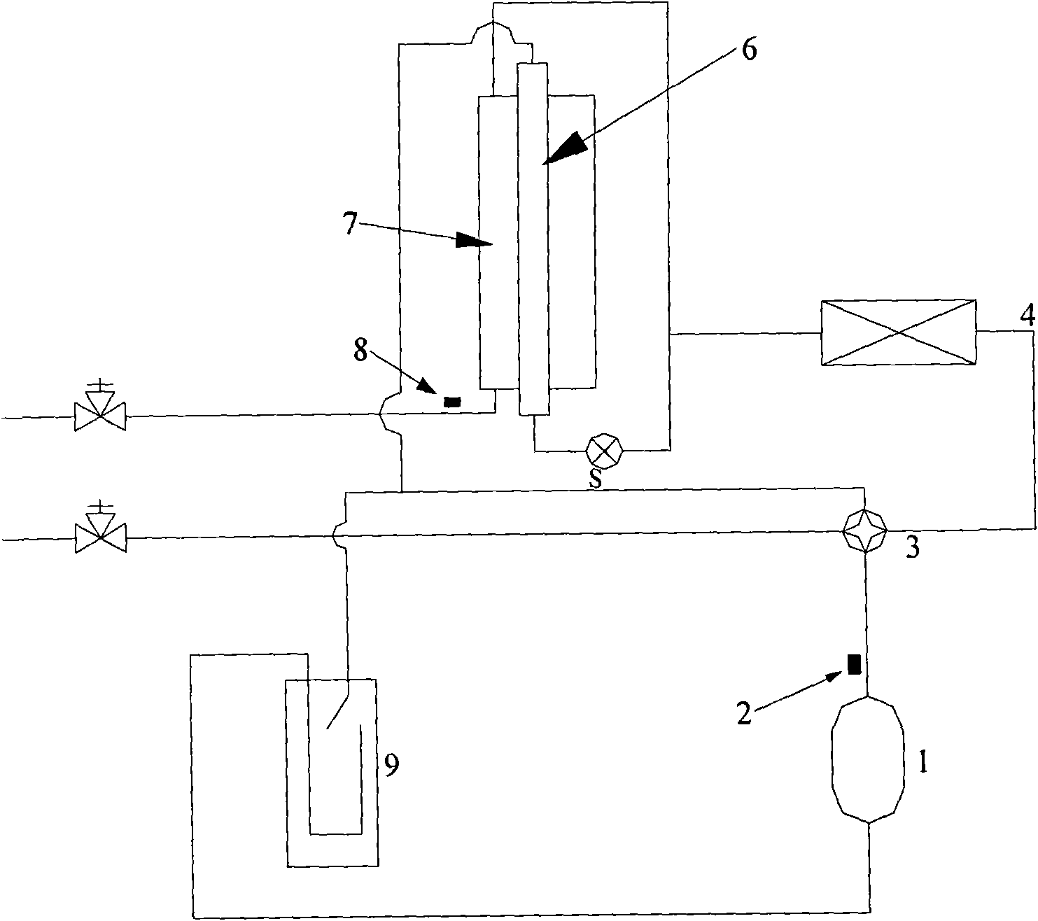 Air-conditioning system and method for judging whether refrigerant perfused amount is proper