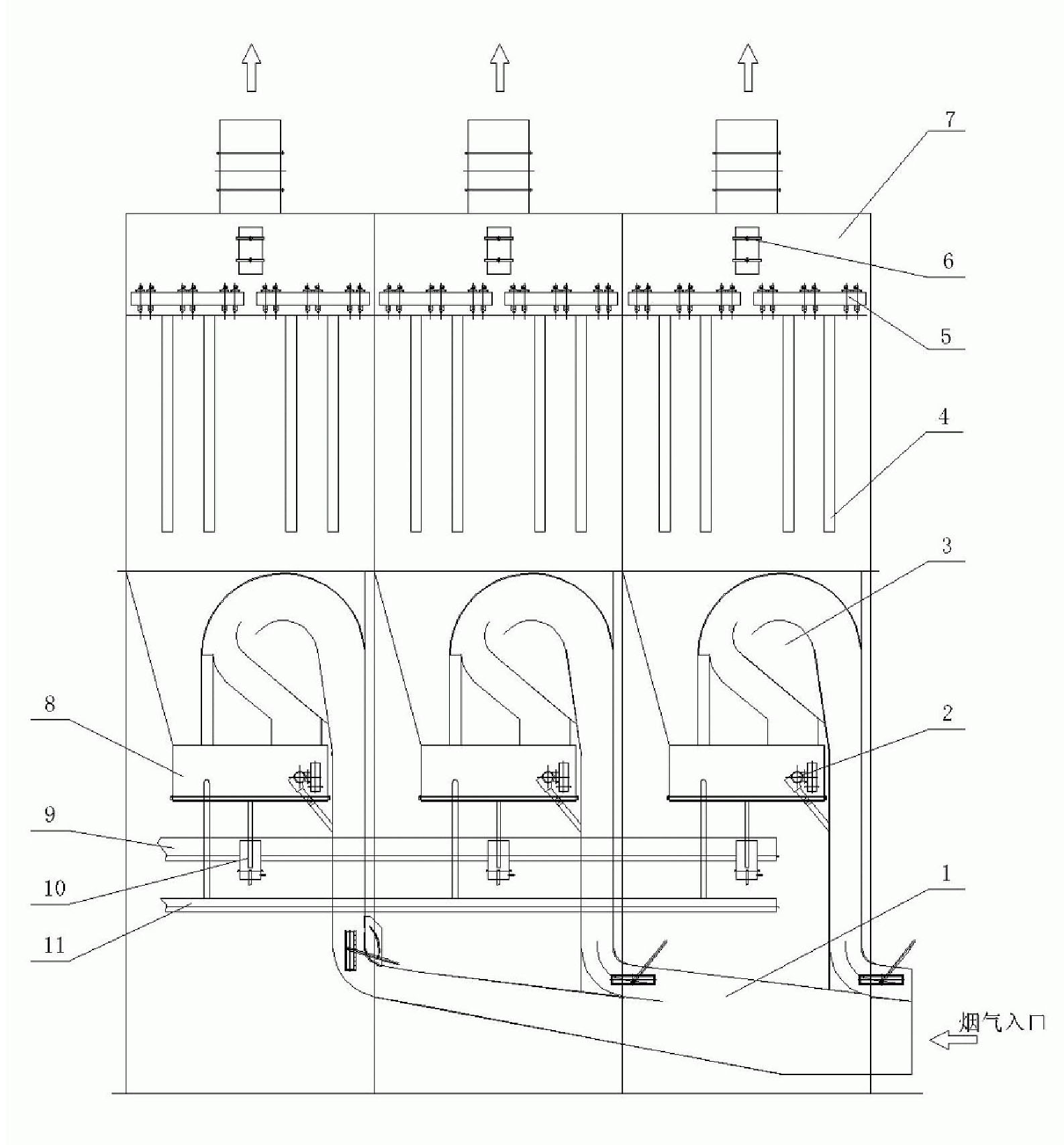 Method and device for purifying electrolytic aluminum smoke