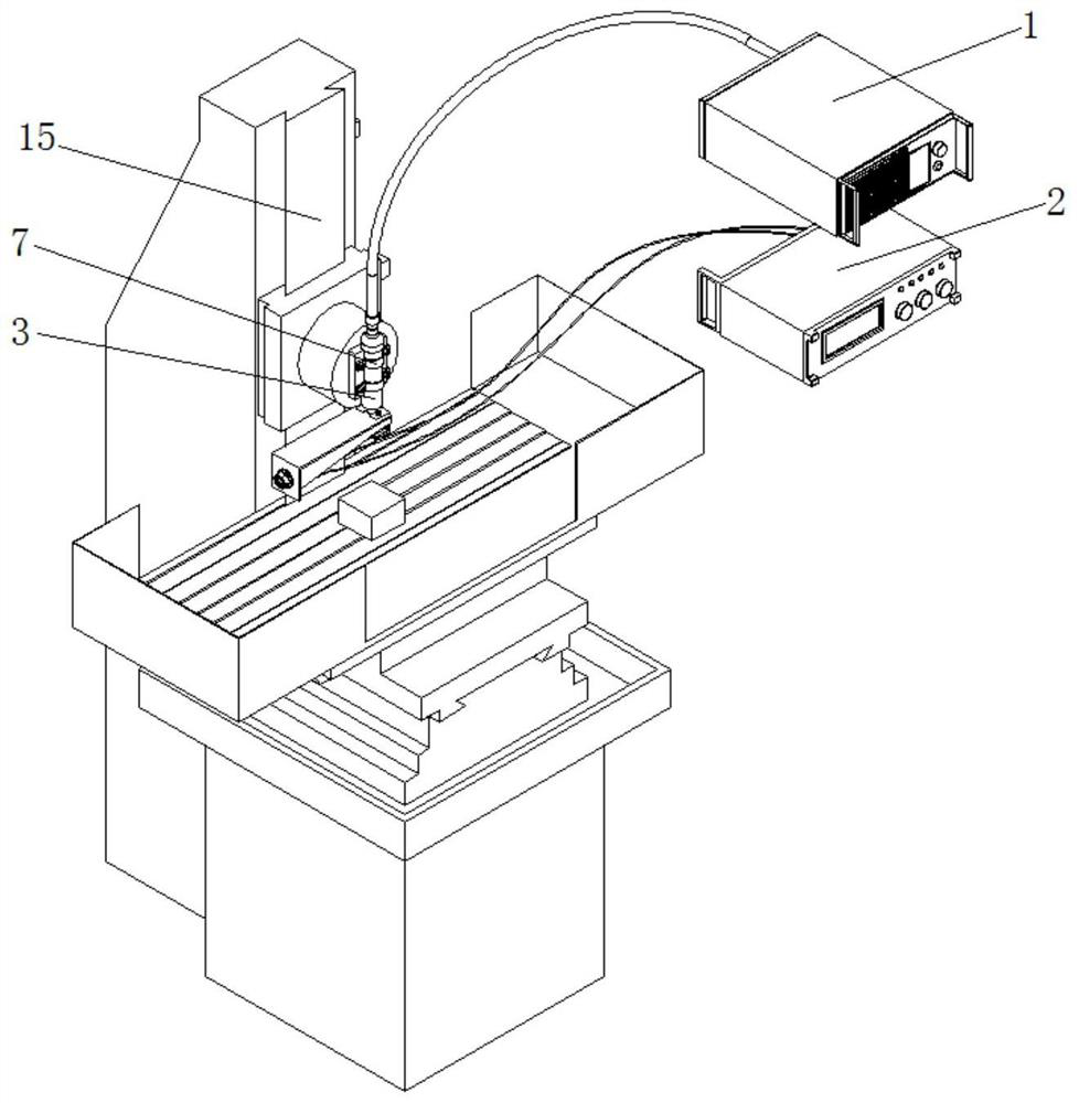 A Radial Ultrasonic Vibration Lens Assisted Laser Processing Device