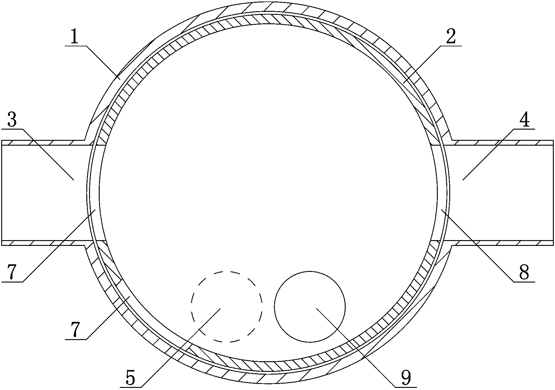 Water-draining and water-saving conversion device