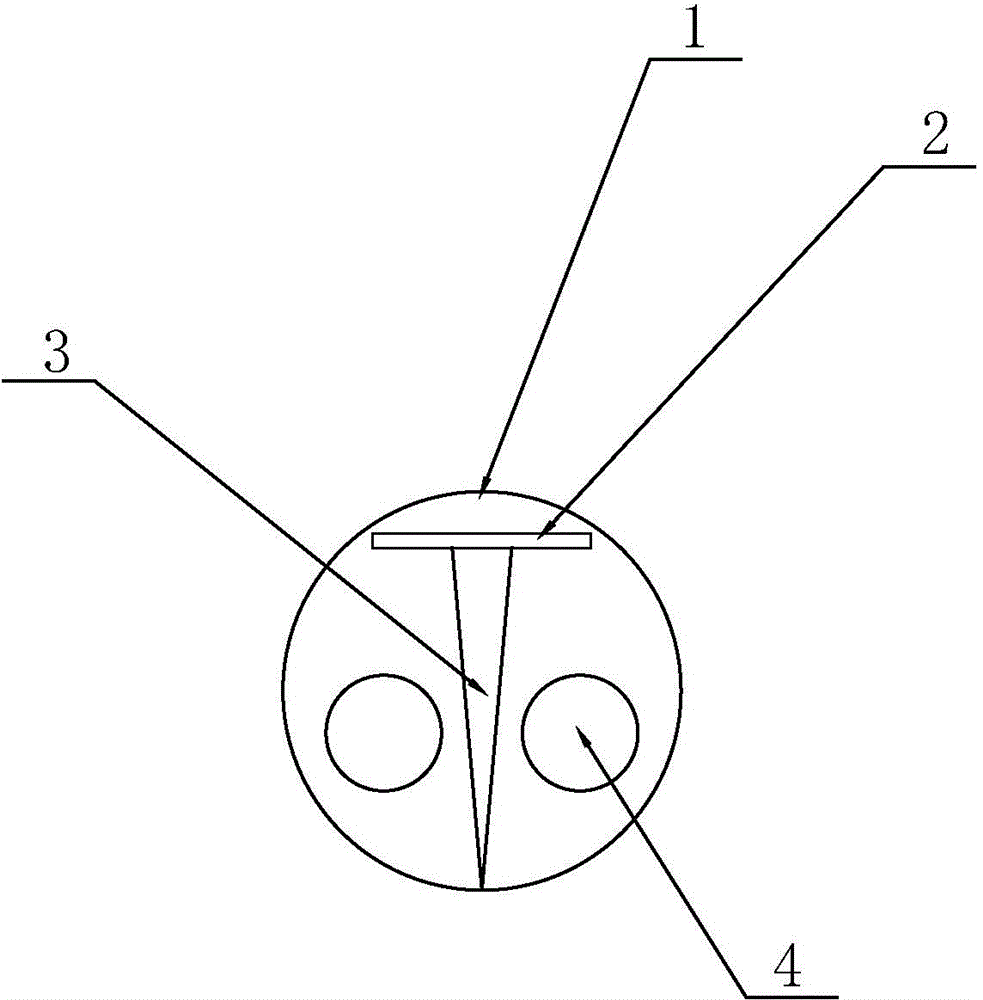 Blood guiding drainage type scalpel