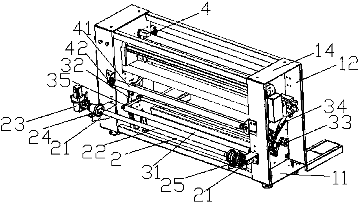 Cloth feeding mechanism and additional feeding mechanism of digital printing machine