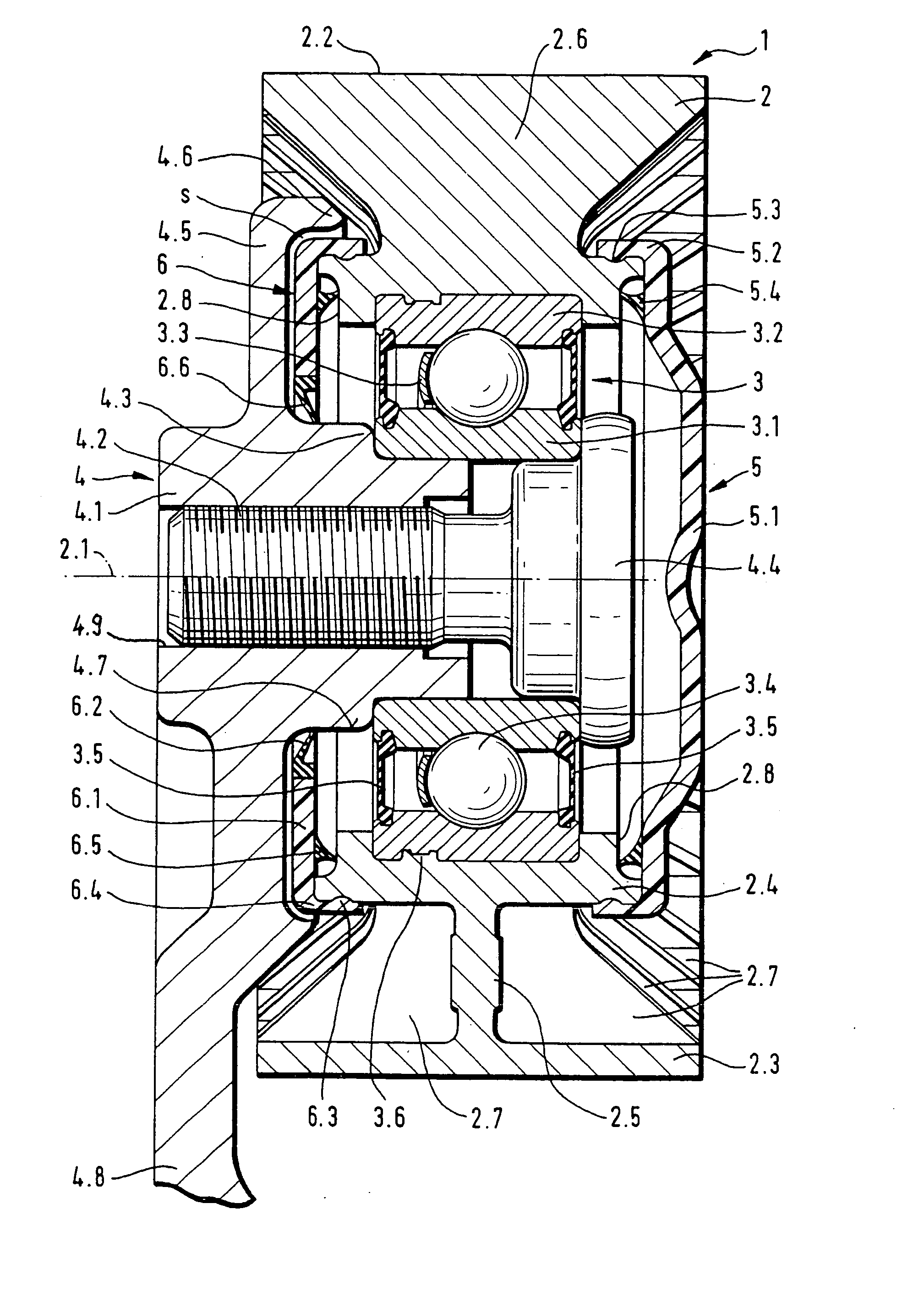 Tensioning or deflection pulley for a belt drive