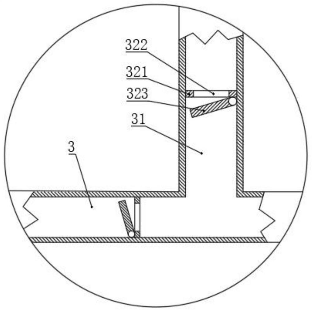 Raw material powder storage device and application method thereof