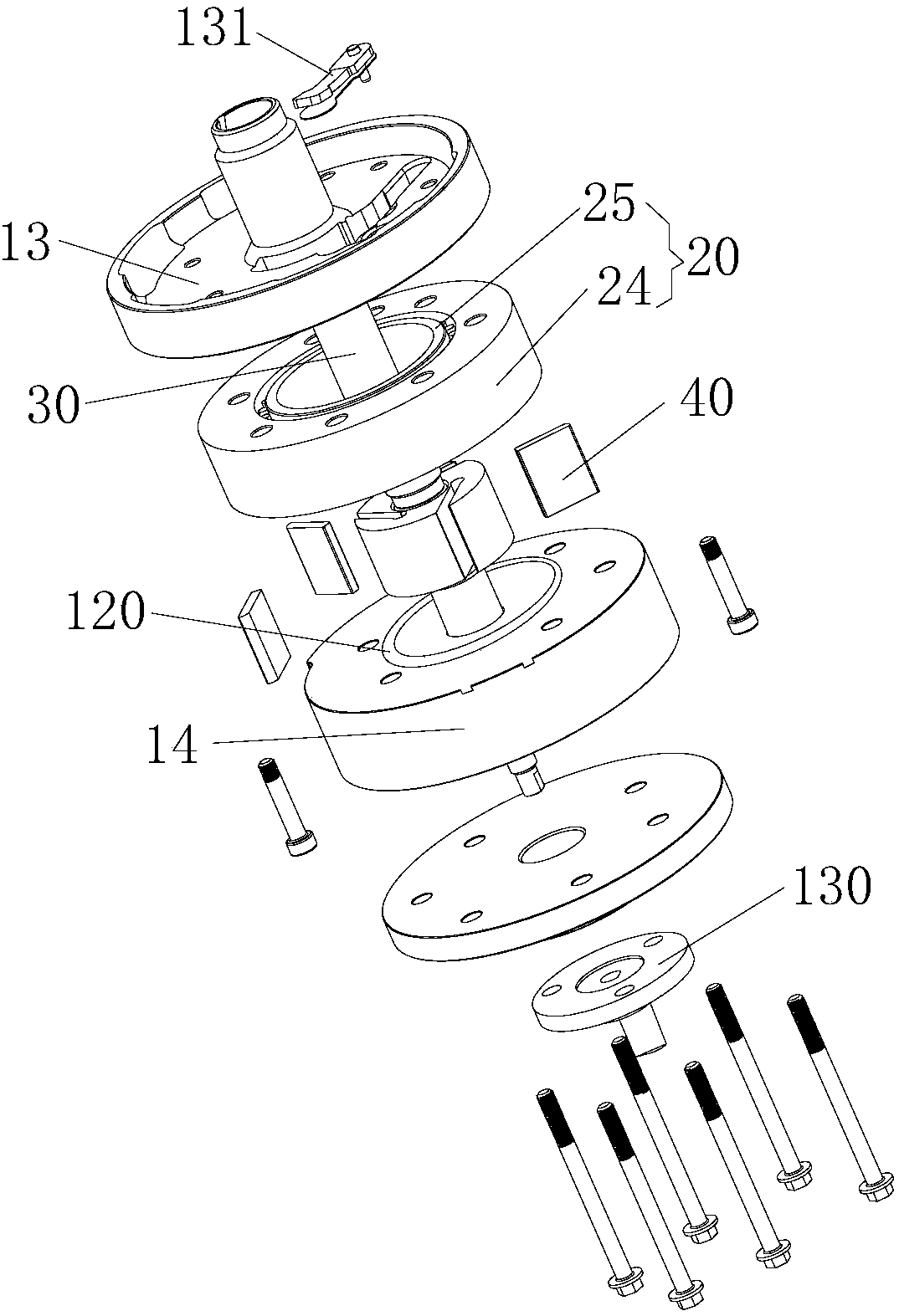 Pump body assembly and compressor provided with same