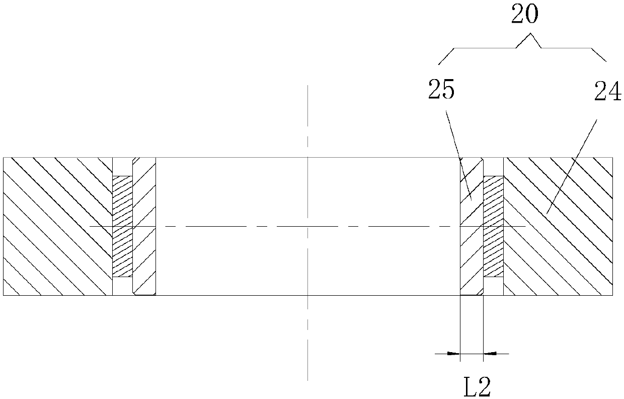 Pump body assembly and compressor provided with same