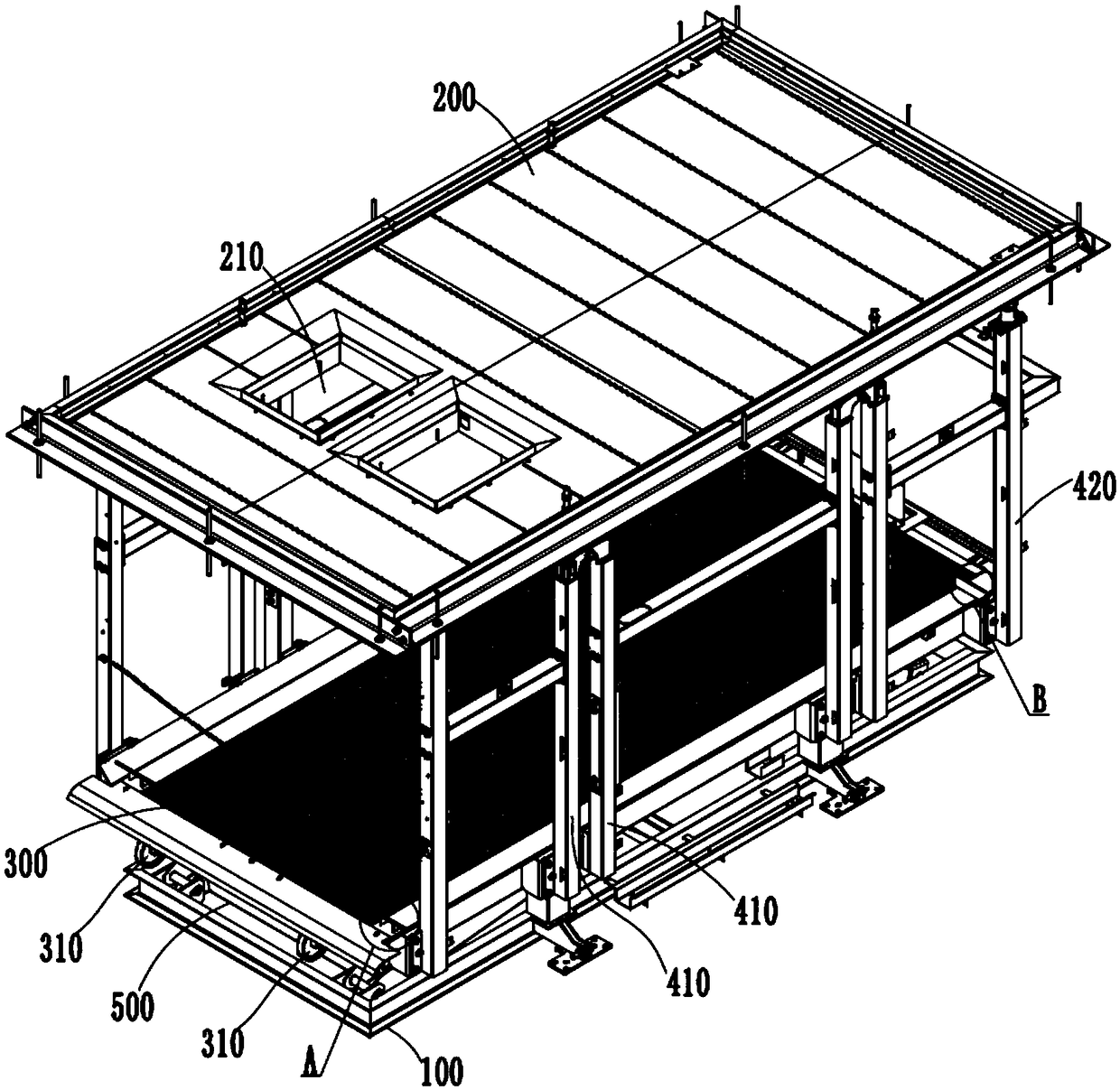 Underground garbage station and underground garbage collecting system