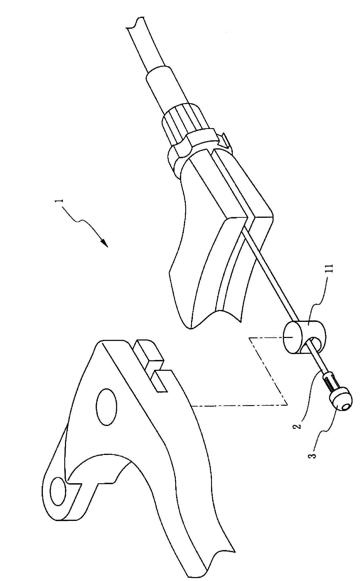 Brake thread head device and forming method