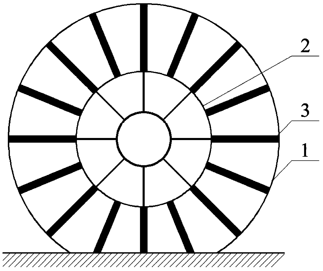 Damping and stiffness-adjustable tire