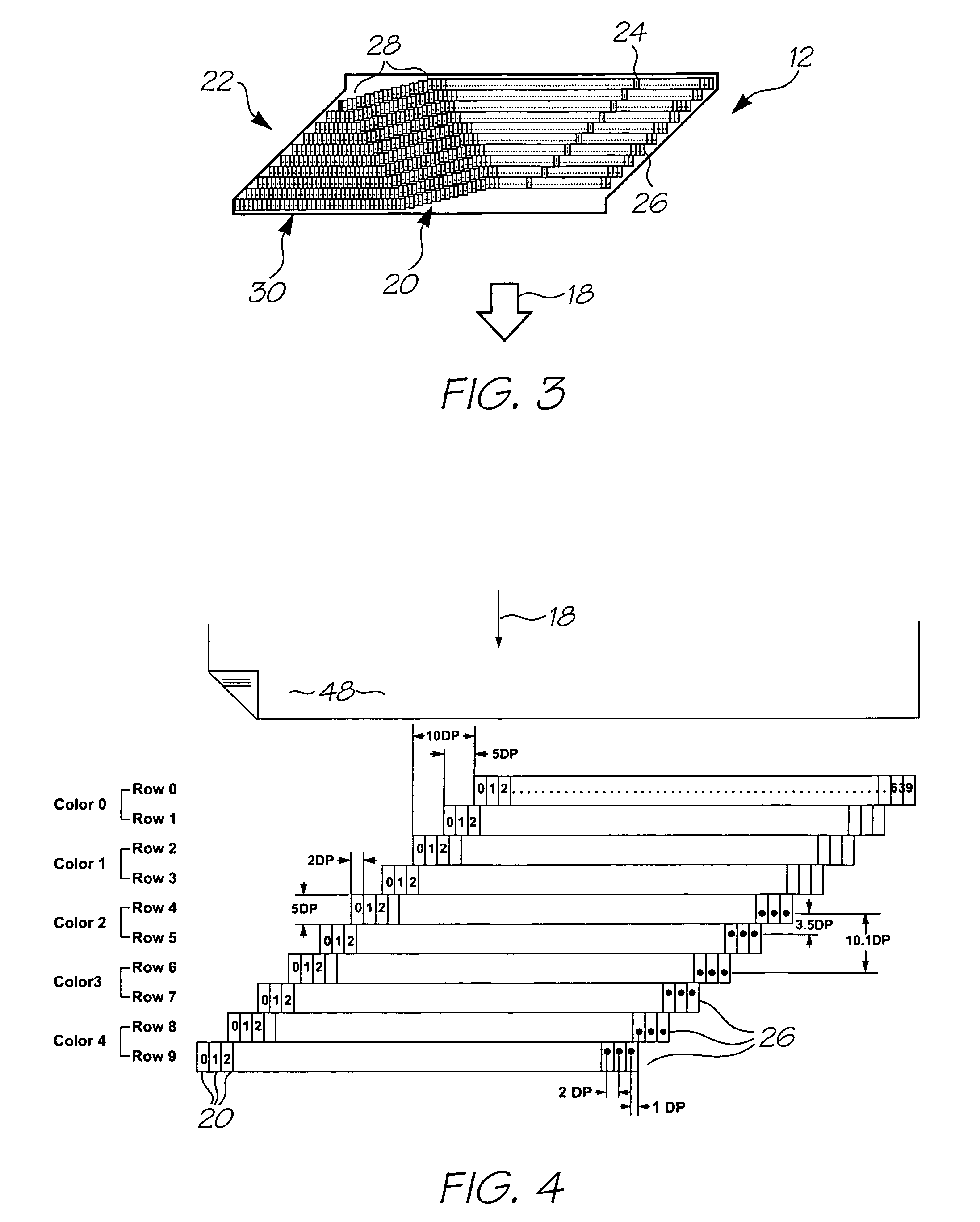 Printhead IC with nozzle array for linking with adjacent printhead IC's