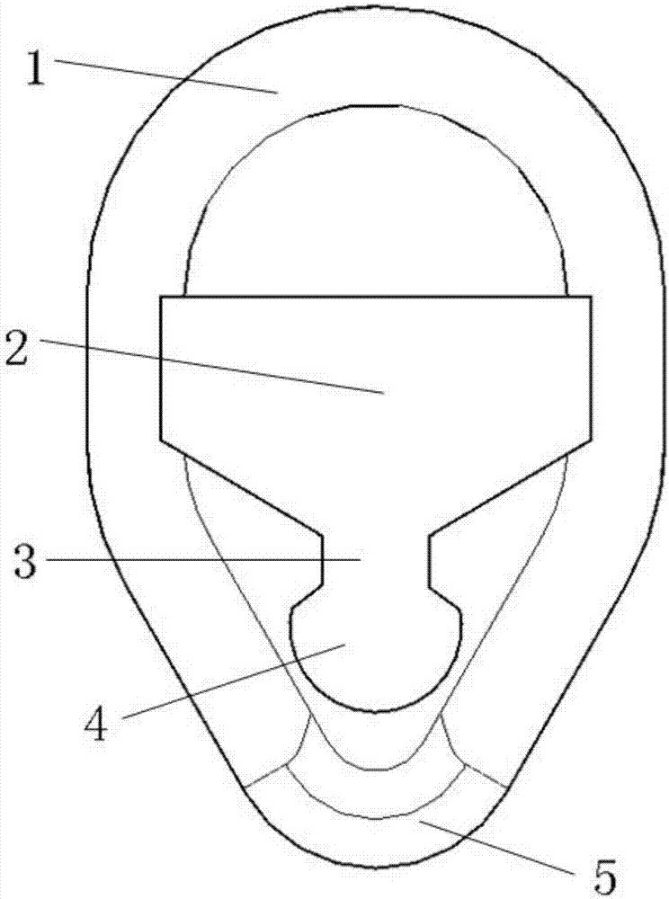 Head and face liner special for plaster bed used for cervical vertebra and upper thoracic spine posterior surgery