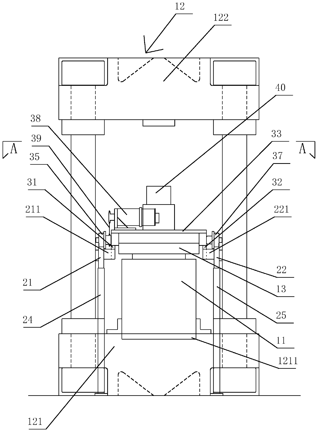 Quick positioning device and application method thereof