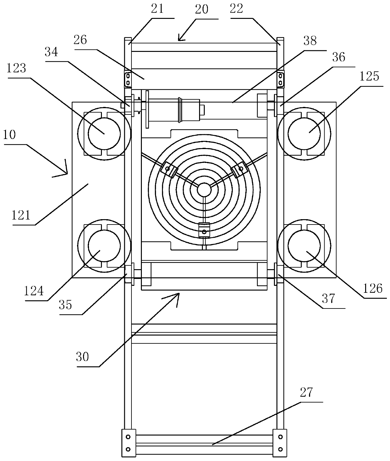 Quick positioning device and application method thereof