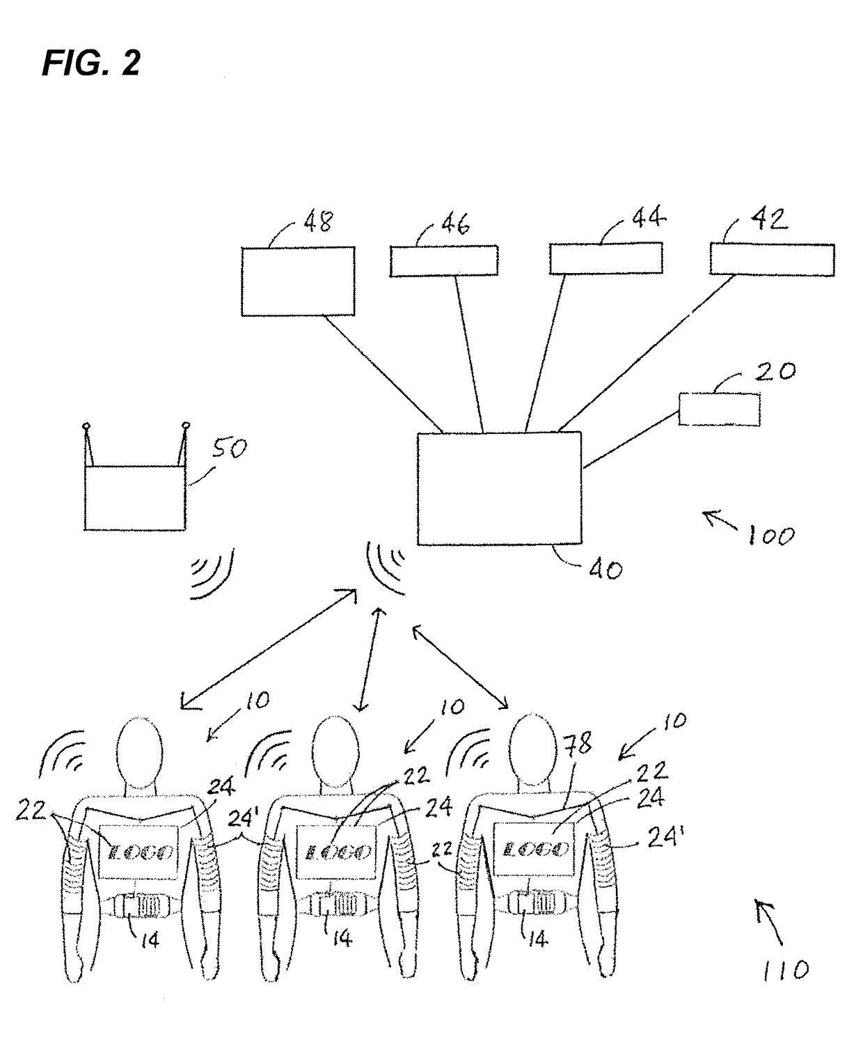 Interactive clothing incorporating electronic components