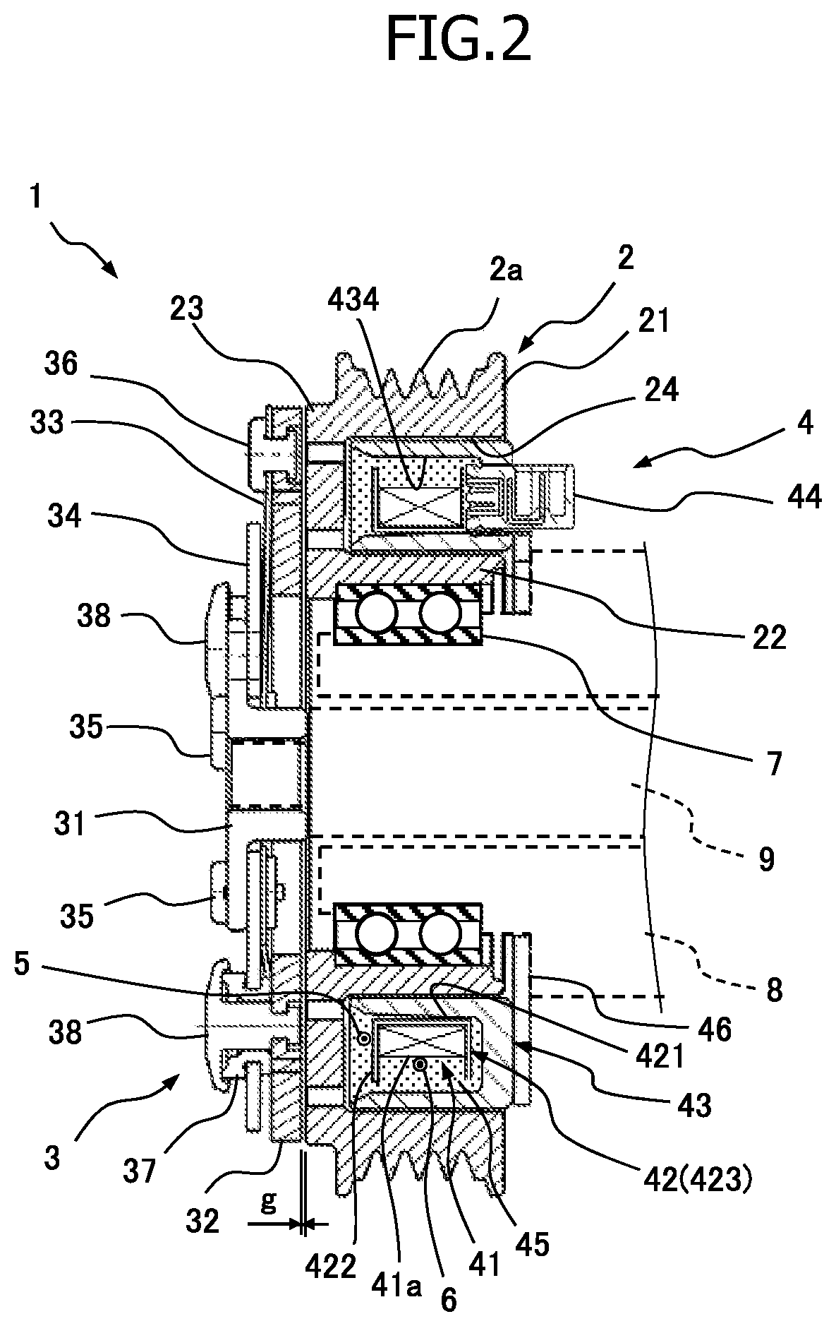 Electromagnetic clutch and compressor provided with same