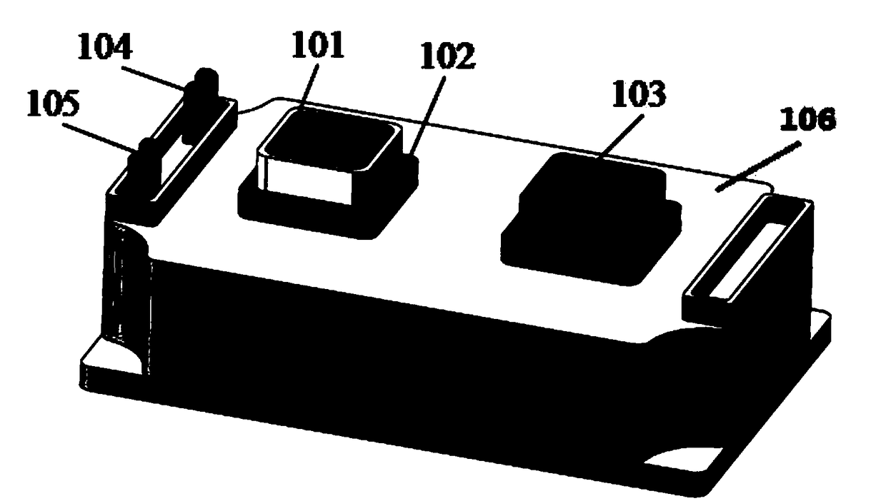 Novel power module of packaging structure