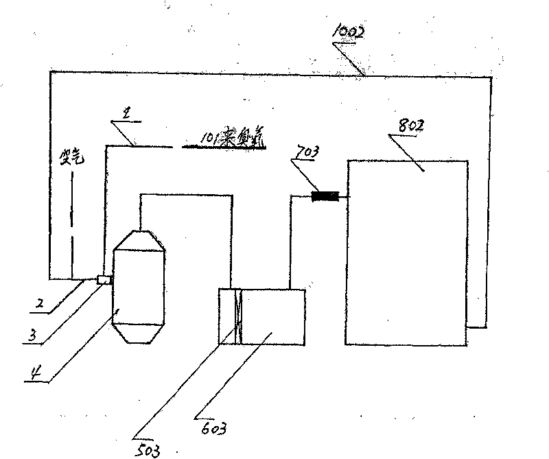 Linkage device combined with carbon dioxide and rich-oxygen removing generator for family, pig shed and vegetable shed