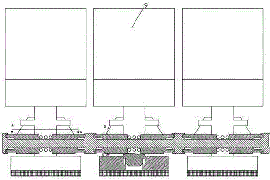 Novel row seat structure rapid to lock