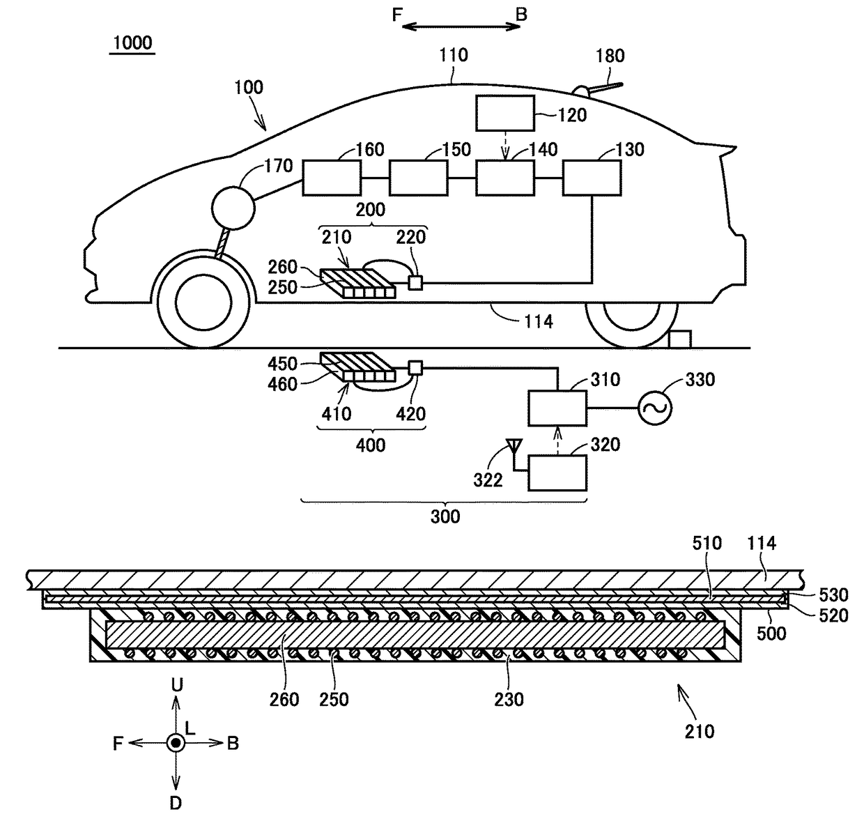 Power receiving device, vehicle, and power transmission device