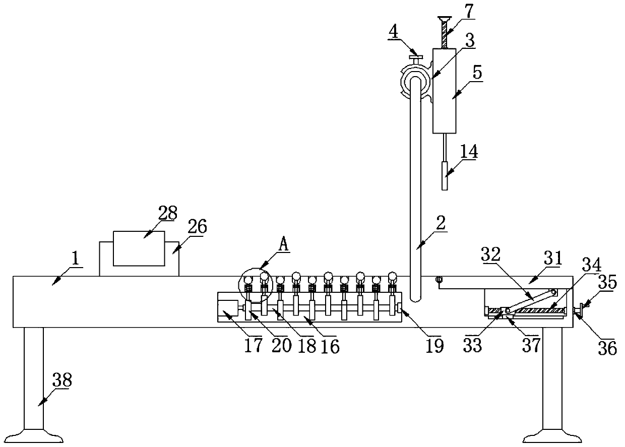 Auxiliary rehabilitation device for cardiac surgery nursing