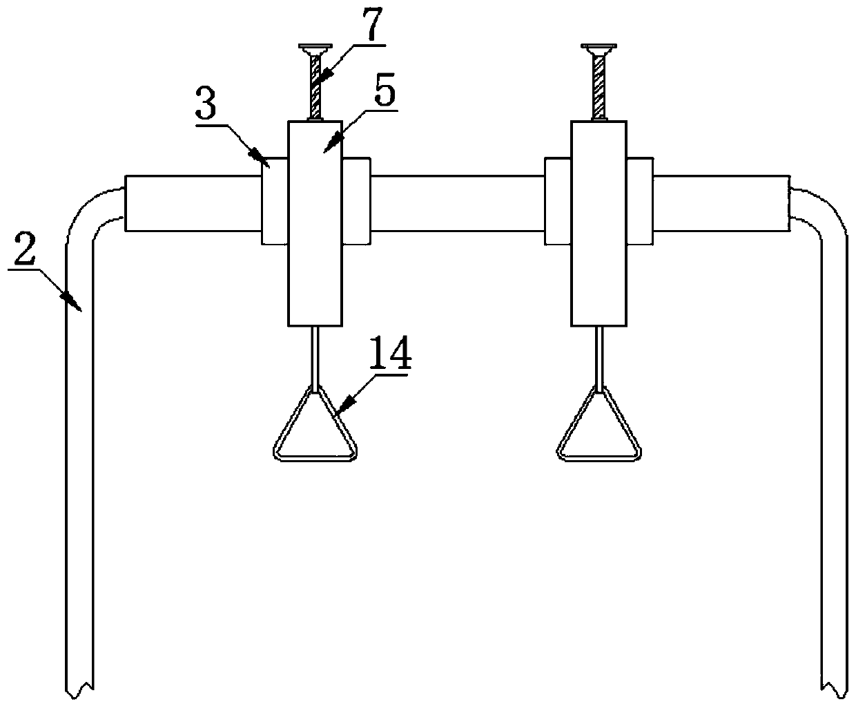 Auxiliary rehabilitation device for cardiac surgery nursing