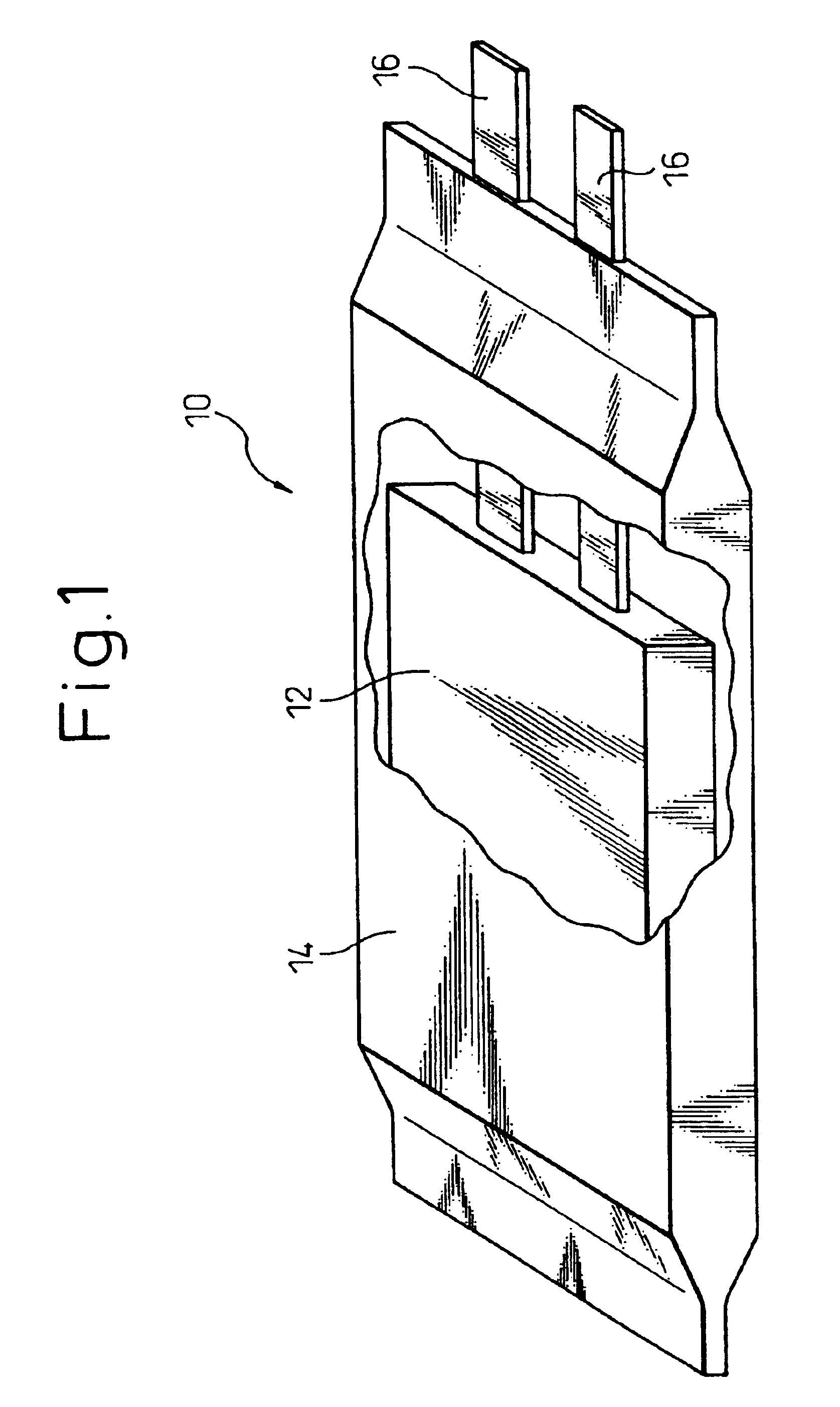 Flat aluminum electrolytic capacitor and method of manufacturing the same