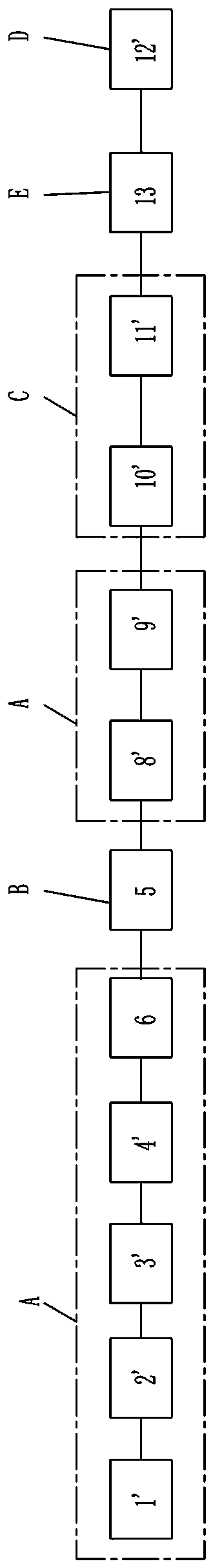 Alkaline battery steel shell forming production line and transformation method thereof