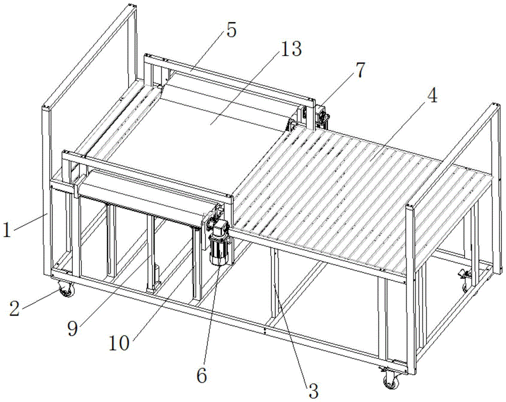 Patient care bed with auxiliary turning function