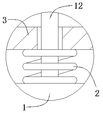 Packing device for food production