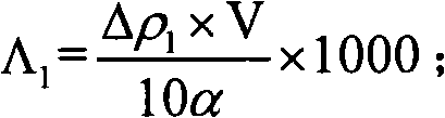 Mercury concentration on-line detection method in smoke gas