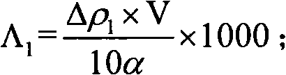 Mercury concentration on-line detection method in smoke gas