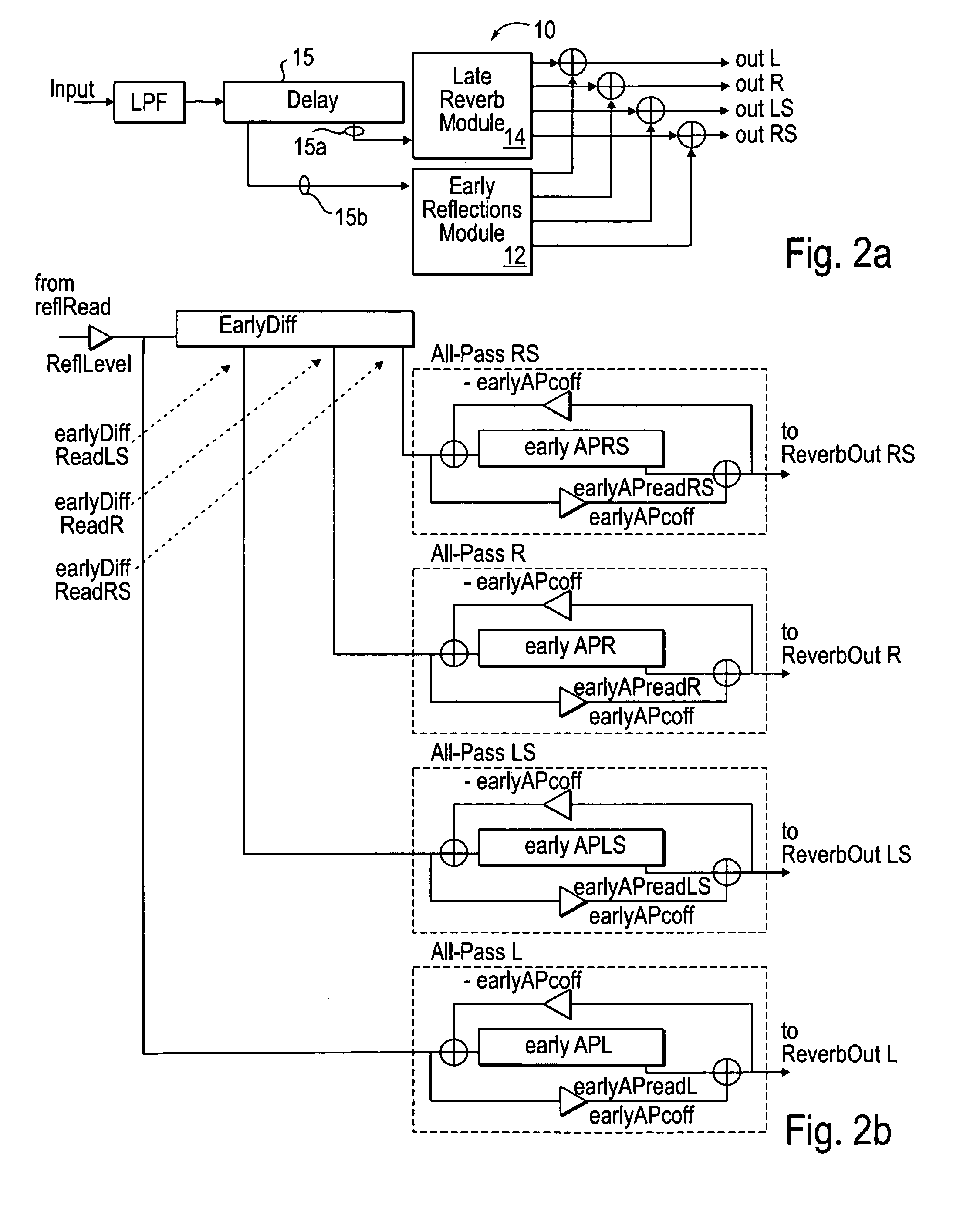 Reverberation processor for interactive audio applications