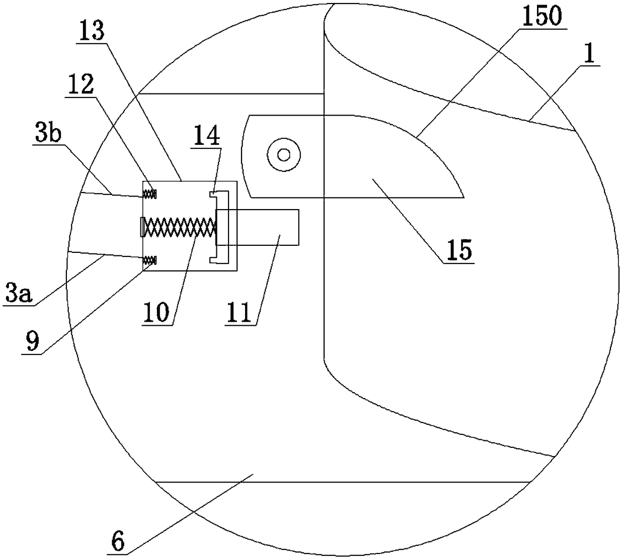 Separating cup water removing device and method