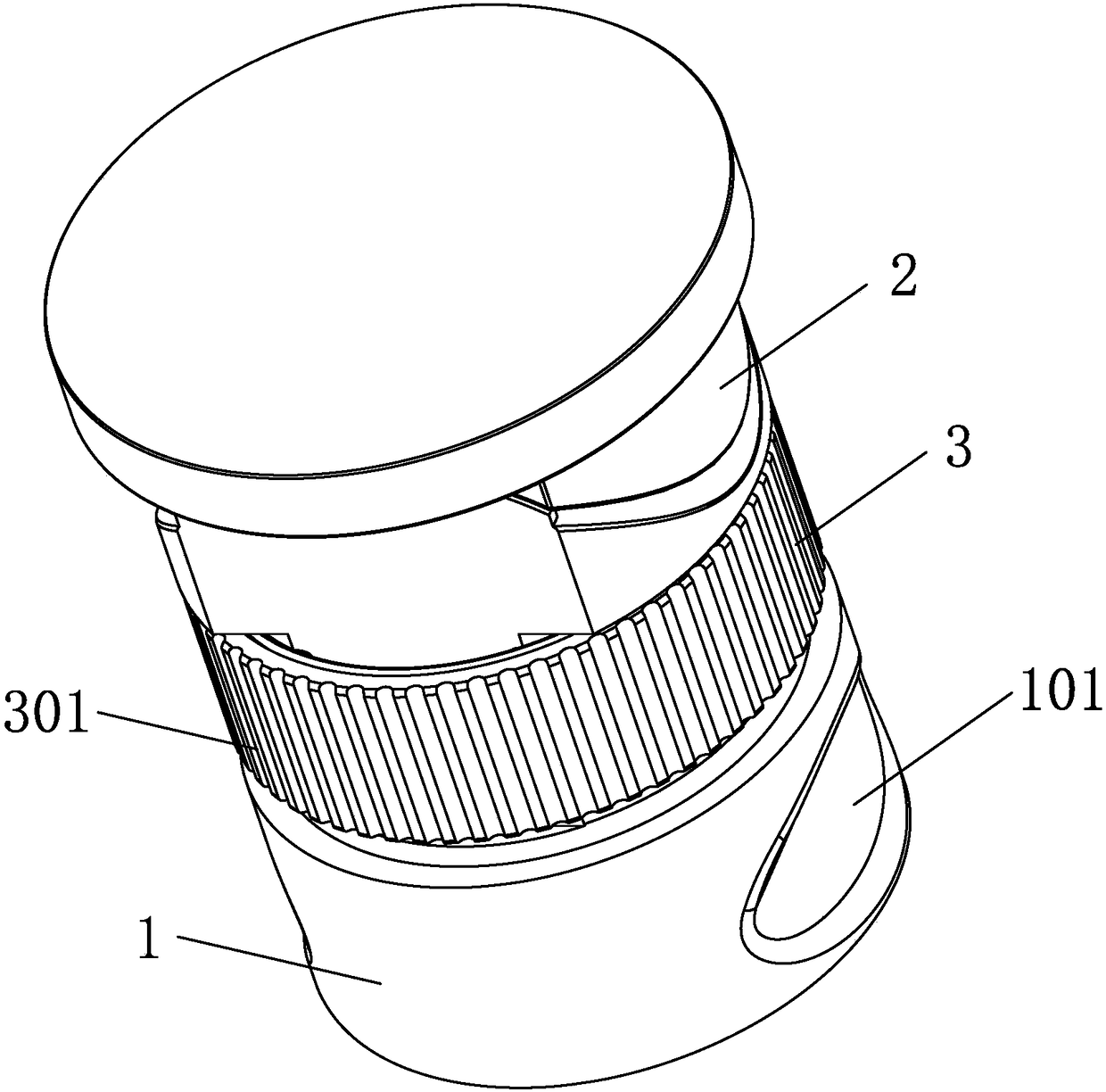 Bottle cap anti-counterfeiting device