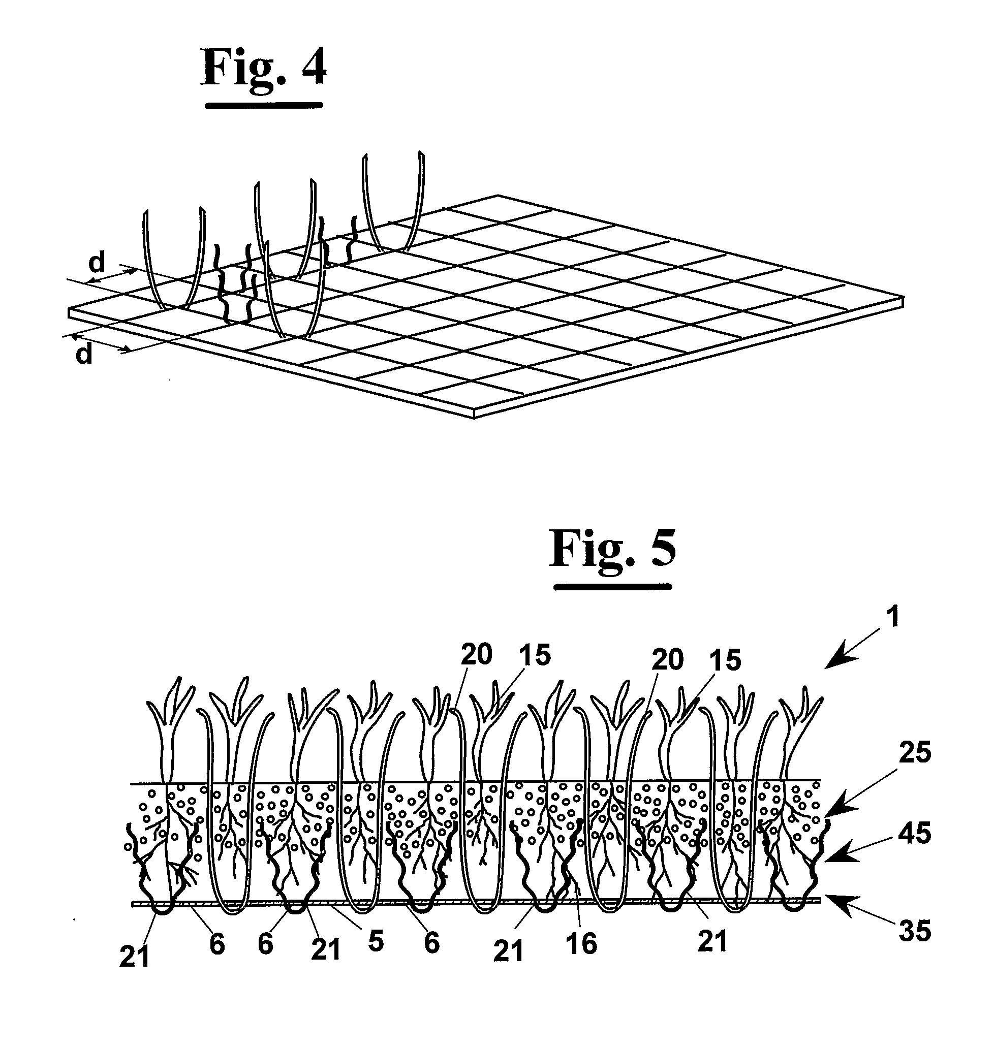 Mixed Turf and Method for its Production