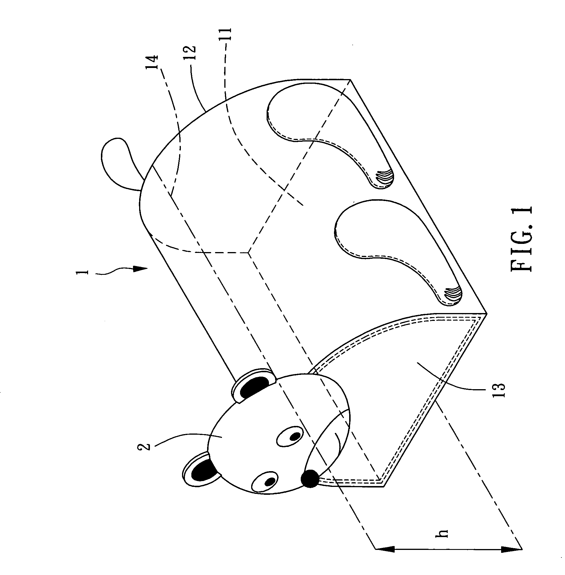 Auxiliary modeling structure for playhouse