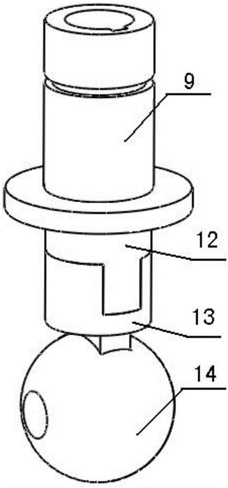 High-temperature fuel gas adjusting valve used for rocket engine