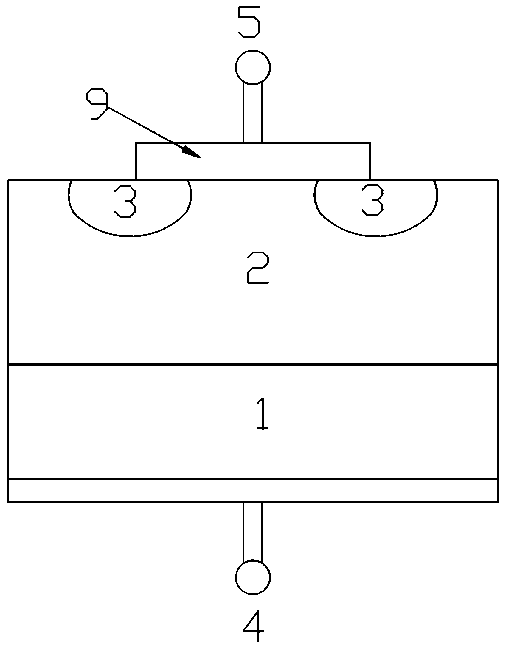 Power diode device and preparation method thereof