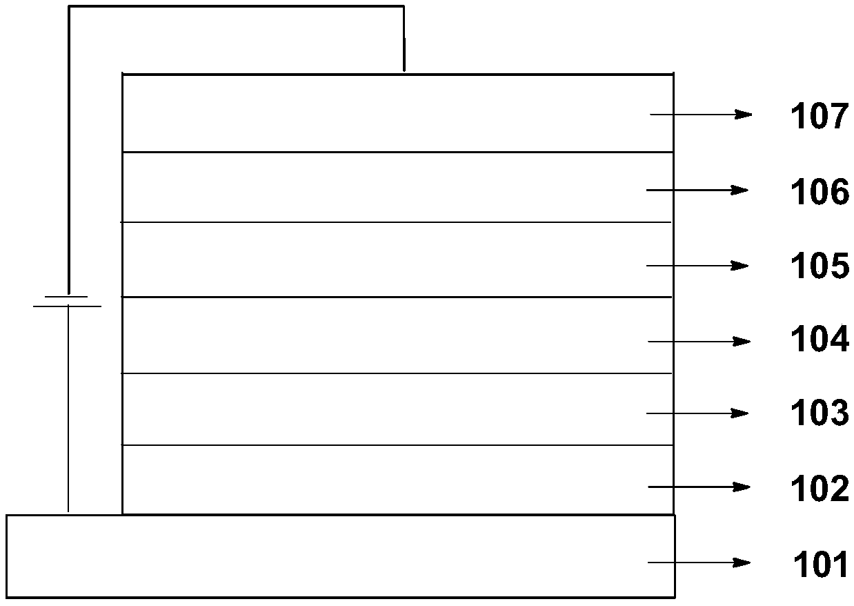 Thermal activation delayed fluorescent material and application thereof