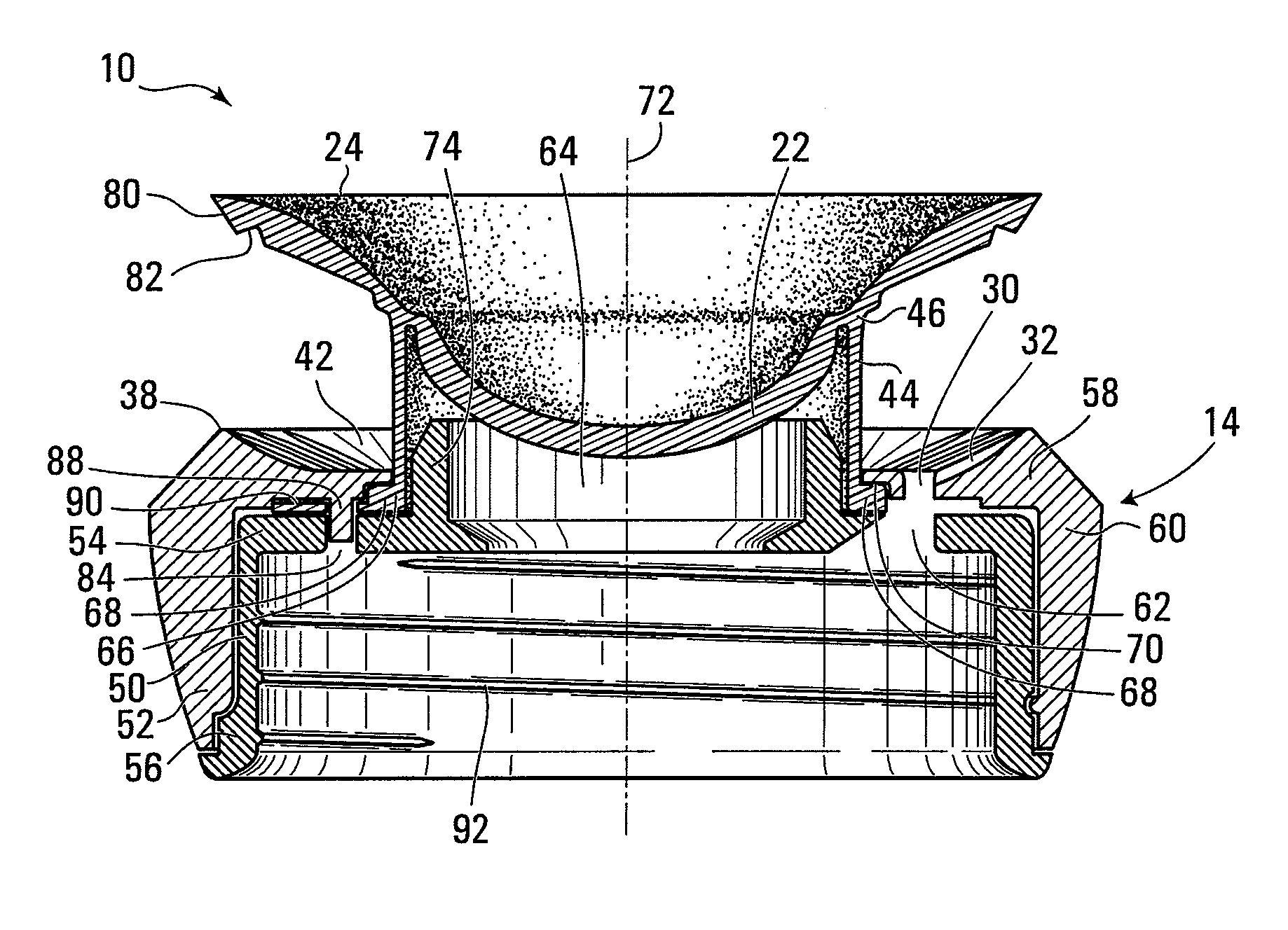 Cap for a condiment container