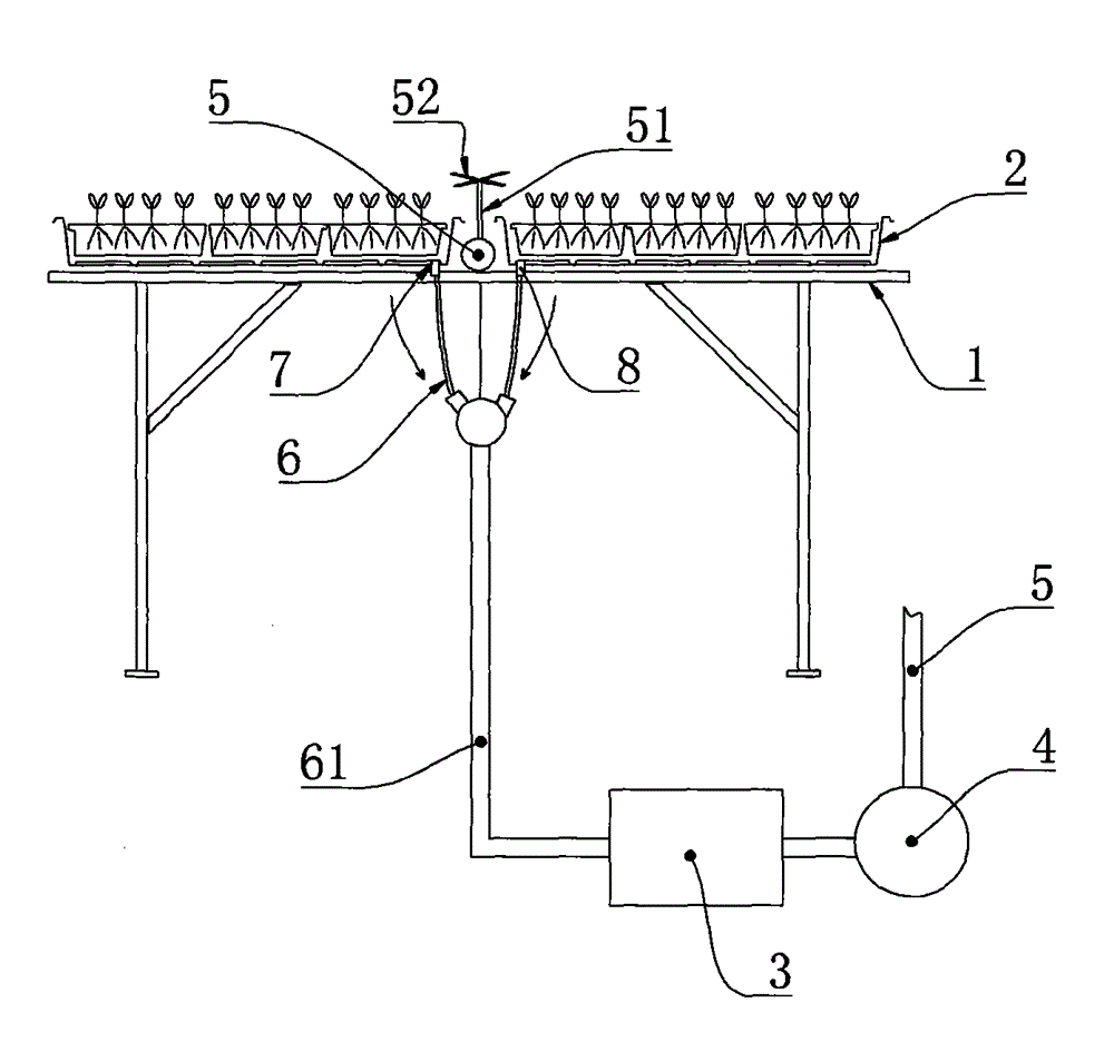 Tidal tray seedling culture water level dynamic management device